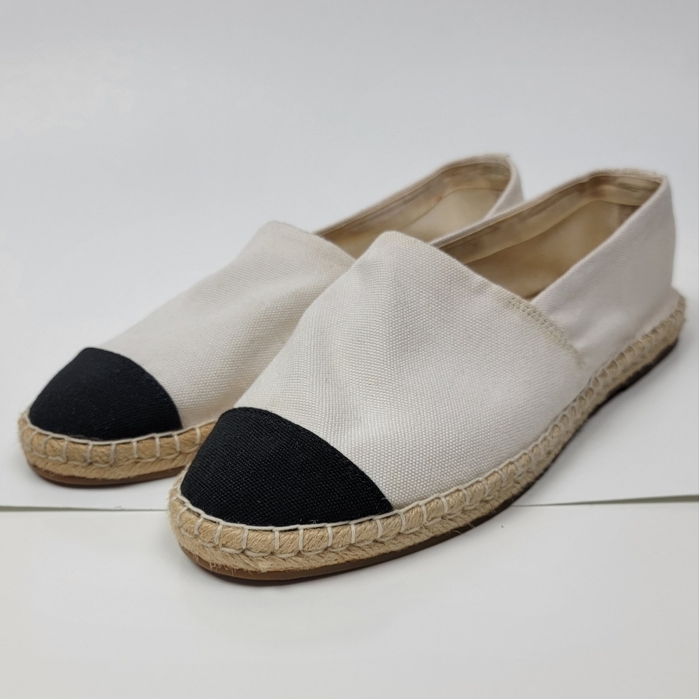 Pour La Victoire Bailey Canvas Espadrille Flats 8.5 - Picture 6 of 11